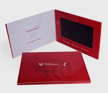 10 Inch A4 Size Video Brochures Cheertrend