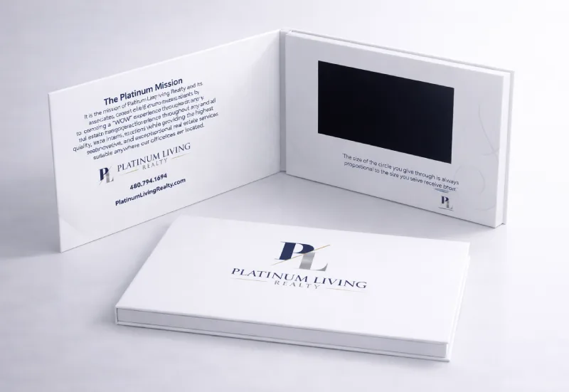 Real Estate Hard Cover Video Brochure