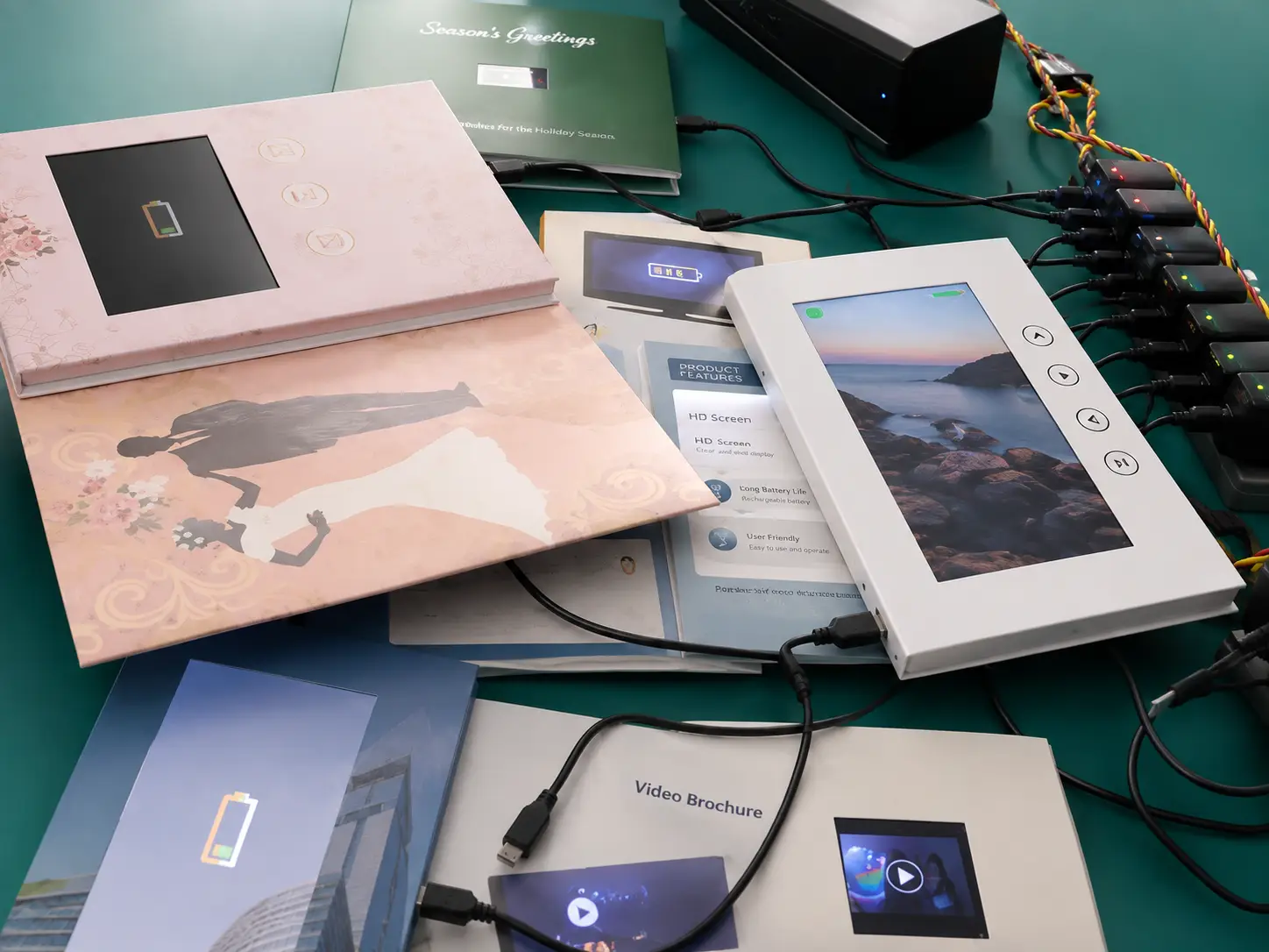 Charging and Testing the Video Brochure