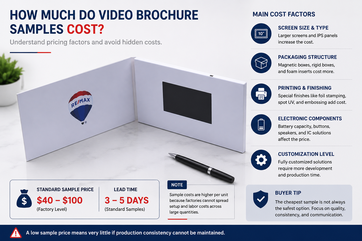 video brochure sample checklist