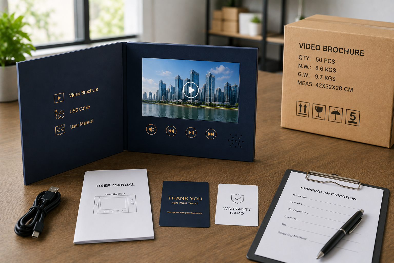 video brochure video file preparation