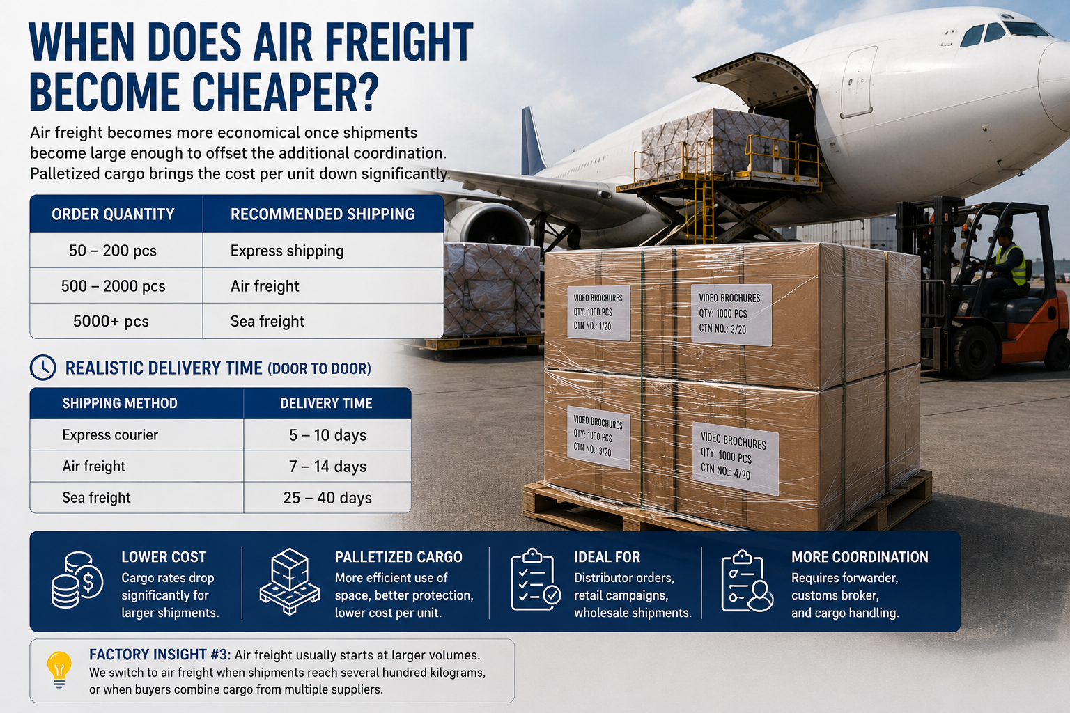 DHL FedEx express shipping video brochures