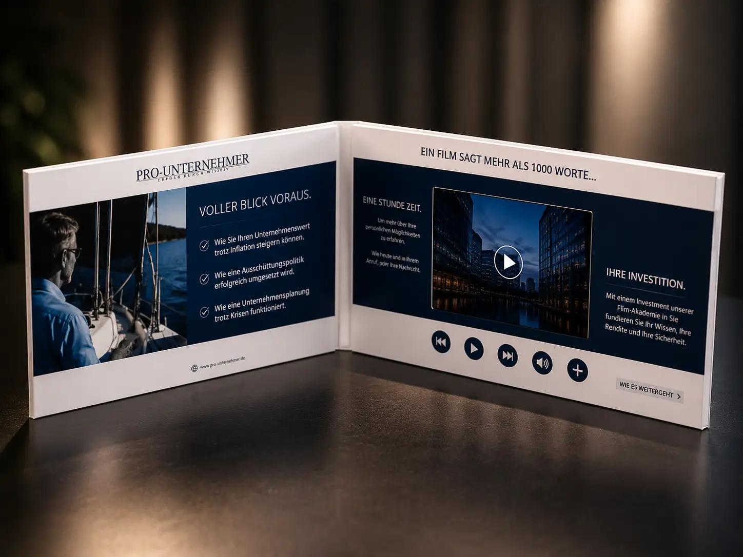 video brochure memory size video duration matrix