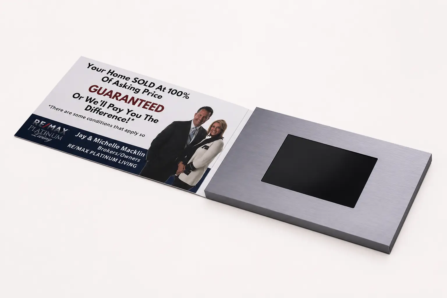 Video brochure for trade show marketing with product demonstration content