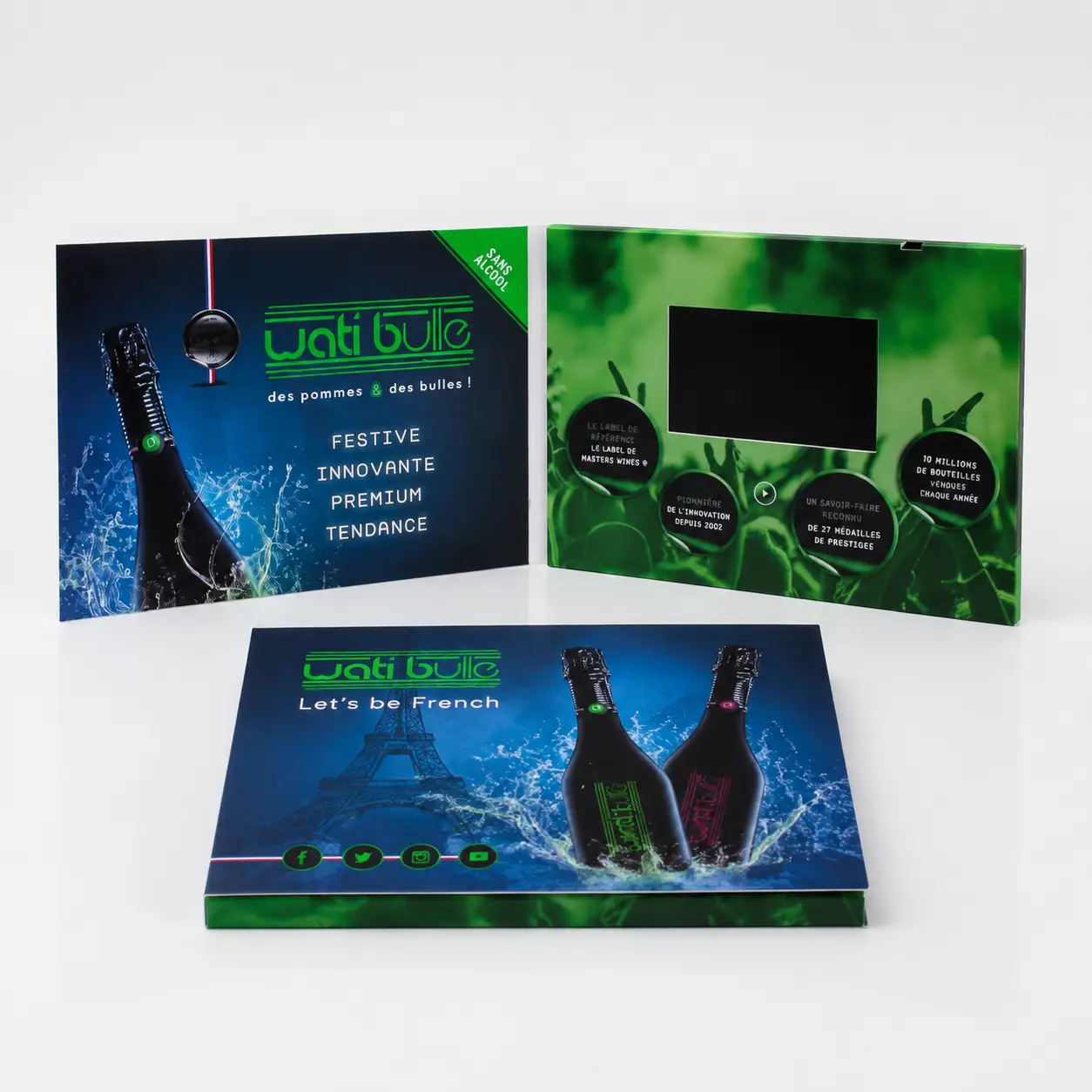 video brochure display quality comparison