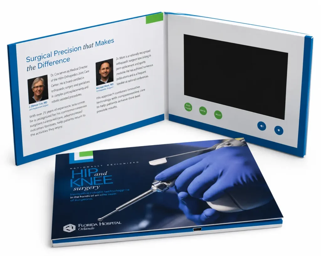7 Inch Video Brochure Medical Example