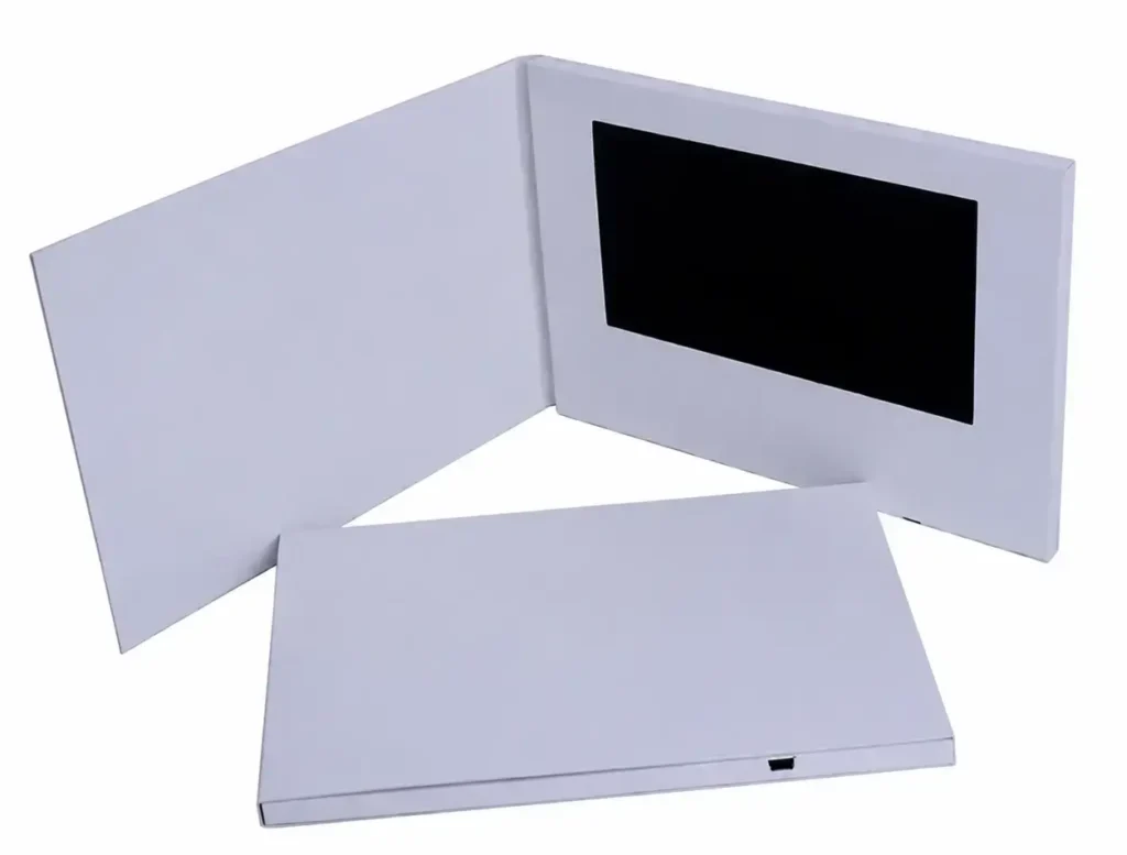 Blank Video Brochure Open View
