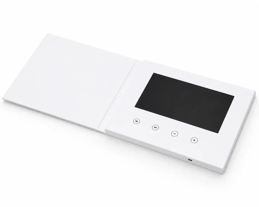 Blank White Oem Video Brochure