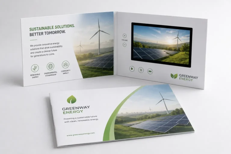 Renewable Energy Video Brochure Soft Cover 10 Inch