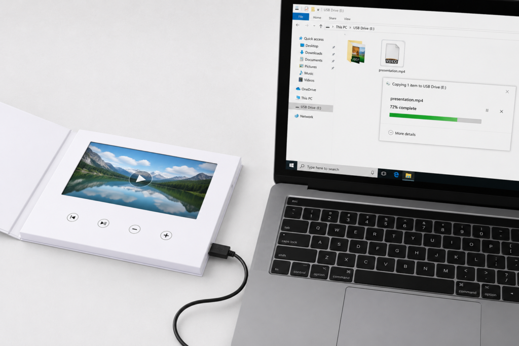 Update Video On Video Brochure Via Usb