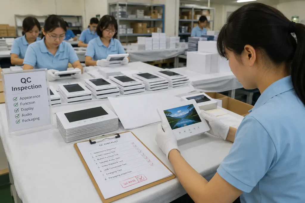 Video Brochure Quality Control