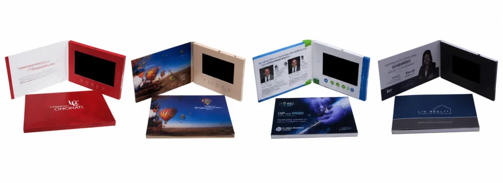 Video Brochures Sizes