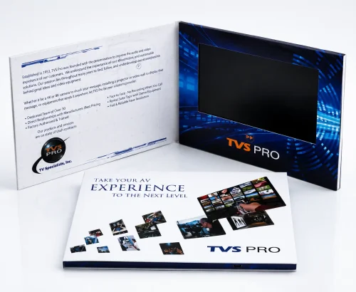 Video brochure for building products and commercial equipment presentations
